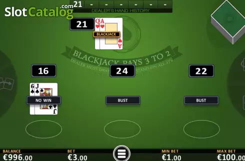 Скрин5. Black Jack (FBM Digital Systems) слот