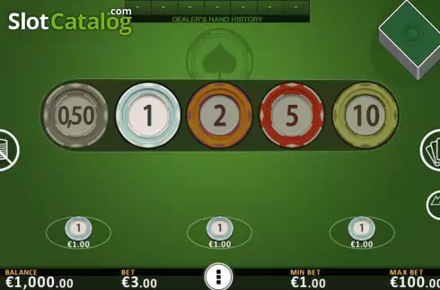 Скрин3. Blackjack All Face Up слот
