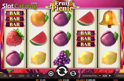 Скрин2. Fruit Picnic слот