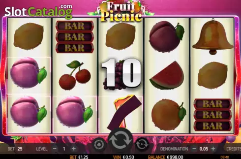 Скрин3. Fruit Picnic слот