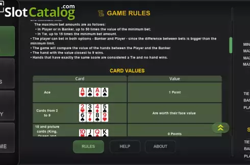 Скрин7. Top+Plus Baccarat слот