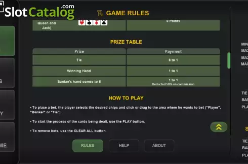 Скрин8. Top+Plus Baccarat слот