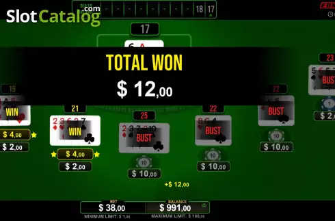 Скрин4. Top+Plus Blackjack Vegas Strip слот