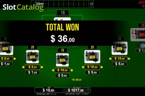 Скрин5. Top+Plus Blackjack Vegas Strip слот