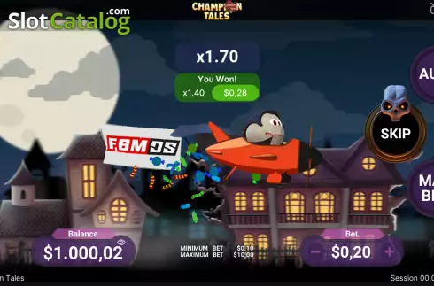 Скрин3. Champion Tales Crash-O-Ween слот