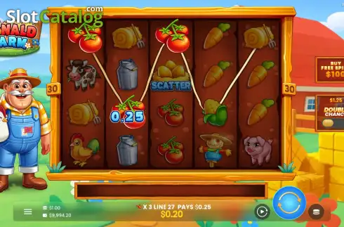 Скрин3. Donald Farm слот