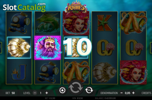 Скрин3. Underwater Riches слот