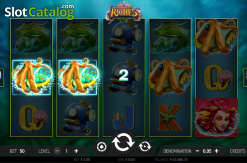 Скрин5. Underwater Riches слот