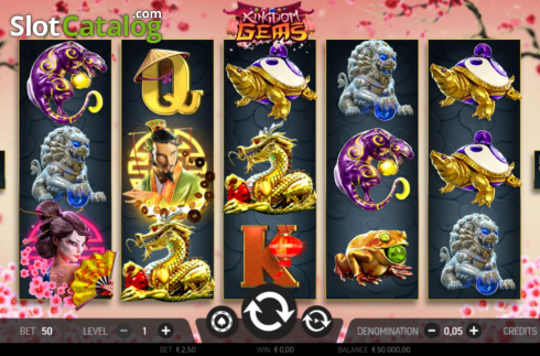 Скрин2. Kingdom Gems слот