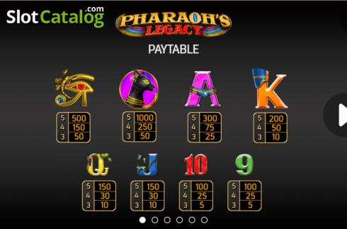 Скрин6. Pharaoh's Legacy слот