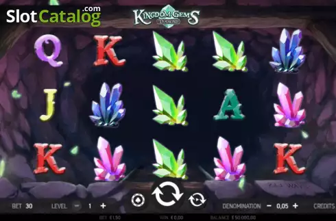 Скрин2. Kingdom Gems Diamond слот