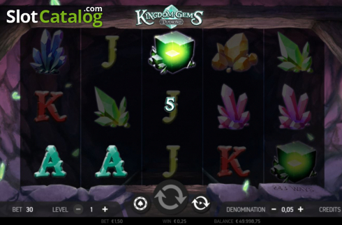 Скрин3. Kingdom Gems Diamond слот