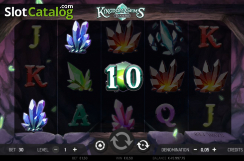 Скрин4. Kingdom Gems Diamond слот