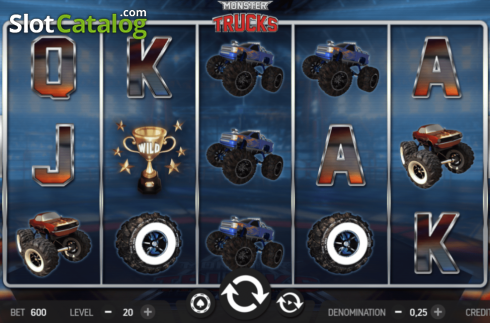 Скрин2. Monster Trucks (FBM Digital) слот