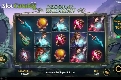 Скрин2. Book of Wizardry слот
