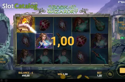 Скрин3. Book of Wizardry слот