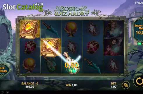 Скрин4. Book of Wizardry слот