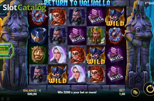 Скрин2. Return to Valhalla слот