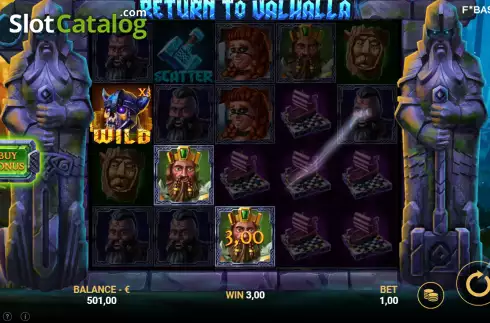 Скрин3. Return to Valhalla слот