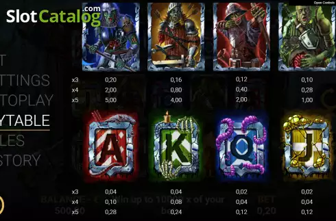Скрин5. Zombie Knights слот