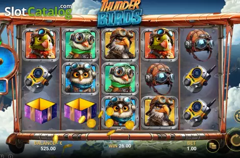Скрин3. Thunder Birds слот