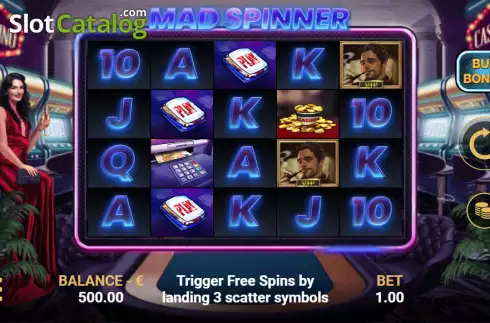 Скрин2. Mad Spinner слот