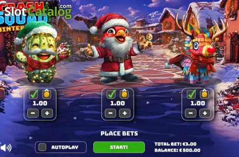 Скрин2. Crash Squad: Winter Party слот