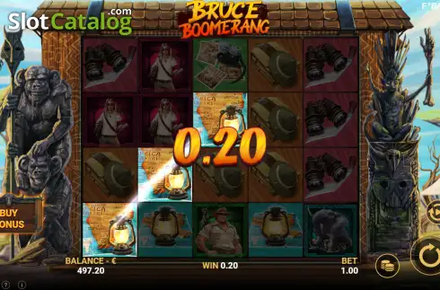 Скрин3. Bruce Boomerang слот