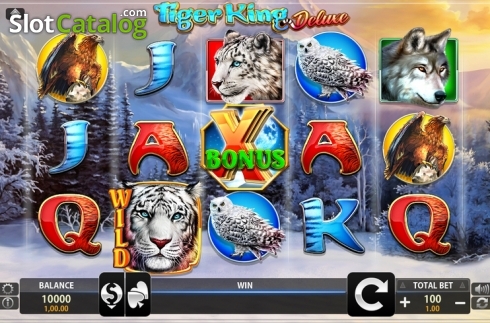 Скрин2. Tiger King Deluxe слот