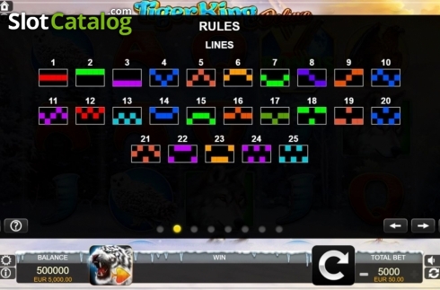 Скрин6. Tiger King Deluxe слот