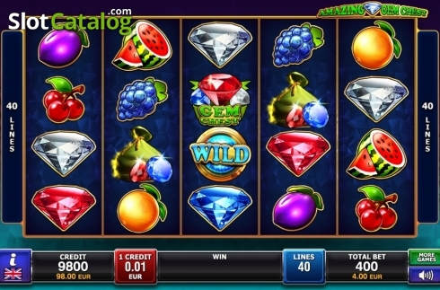 Скрин2. Amazing Gem Chest слот
