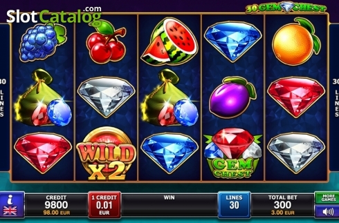 Скрин2. 30 Gem Chest слот