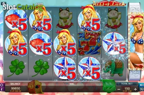 Скрин5. Kiss of Luck слот