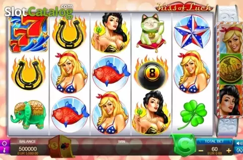 Скрин3. Kiss of Luck слот