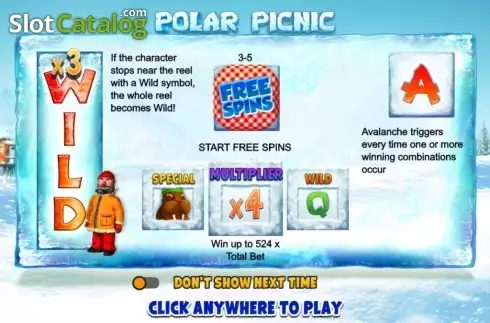 Скрин2. Polar Picnic слот