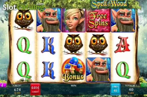 Скрин2. Spell Wood слот