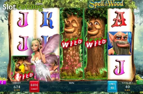 Скрин3. Spell Wood слот