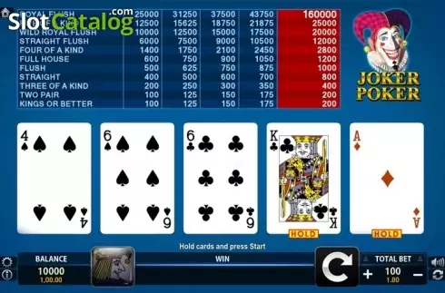 Скрин3. Joker Poker (FUGA Gaming) слот