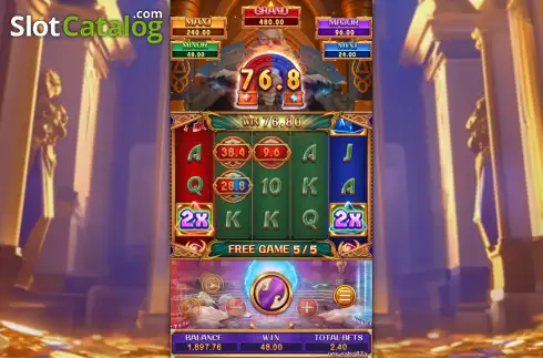 Скрин3. Treasures of Odin слот