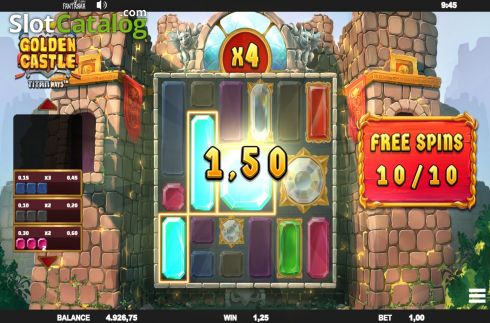 Скрин6. Golden Castle слот