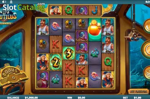 Скрин3. Wins of Nautilus Megaways слот