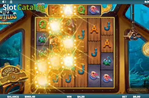 Скрин5. Wins of Nautilus Megaways слот