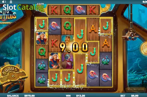 Скрин6. Wins of Nautilus Megaways слот