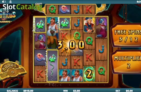 Скрин9. Wins of Nautilus Megaways слот