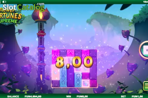 Скрин6. Flower Fortunes Supreme слот