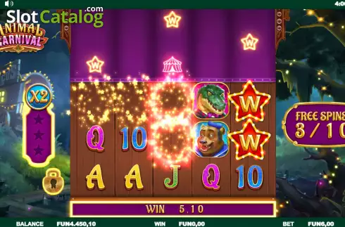 Скрин7. Animal Carnival слот