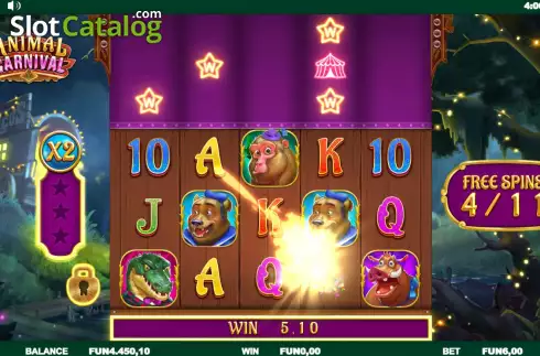Скрин8. Animal Carnival слот