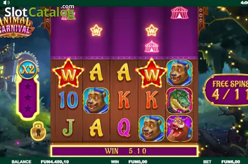 Скрин9. Animal Carnival слот