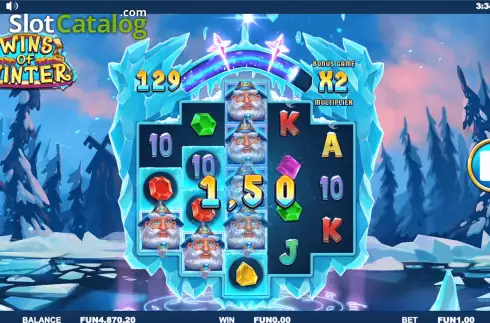 Скрин4. Wins of Winter слот