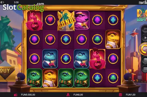 Скрин3. Rich Raptors слот